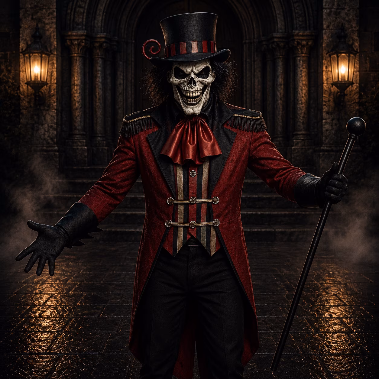 Gruseliger Dompteur Halloween Walking Act buchen Berlin