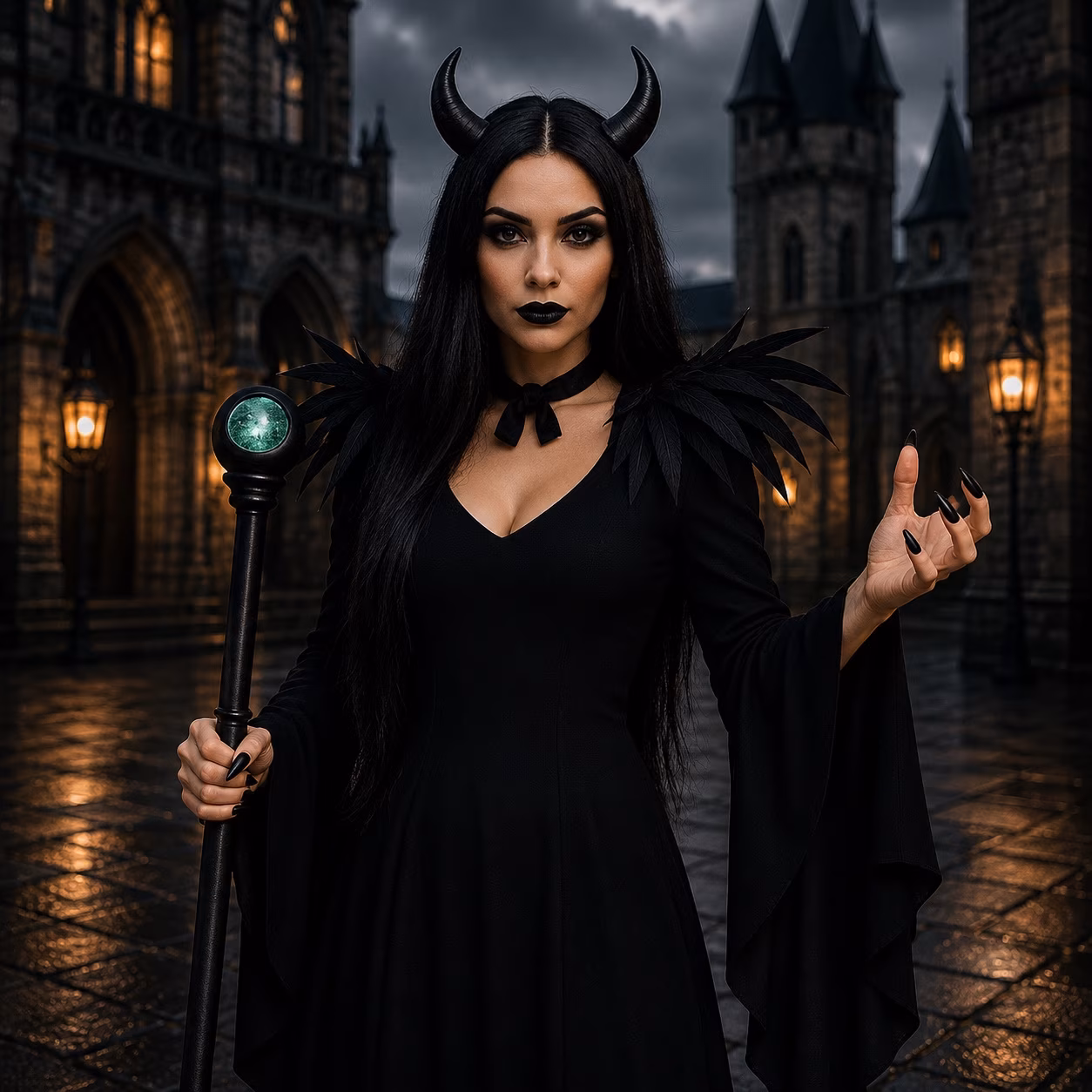 Maleficent Halloween Walking Act buchen Berlin