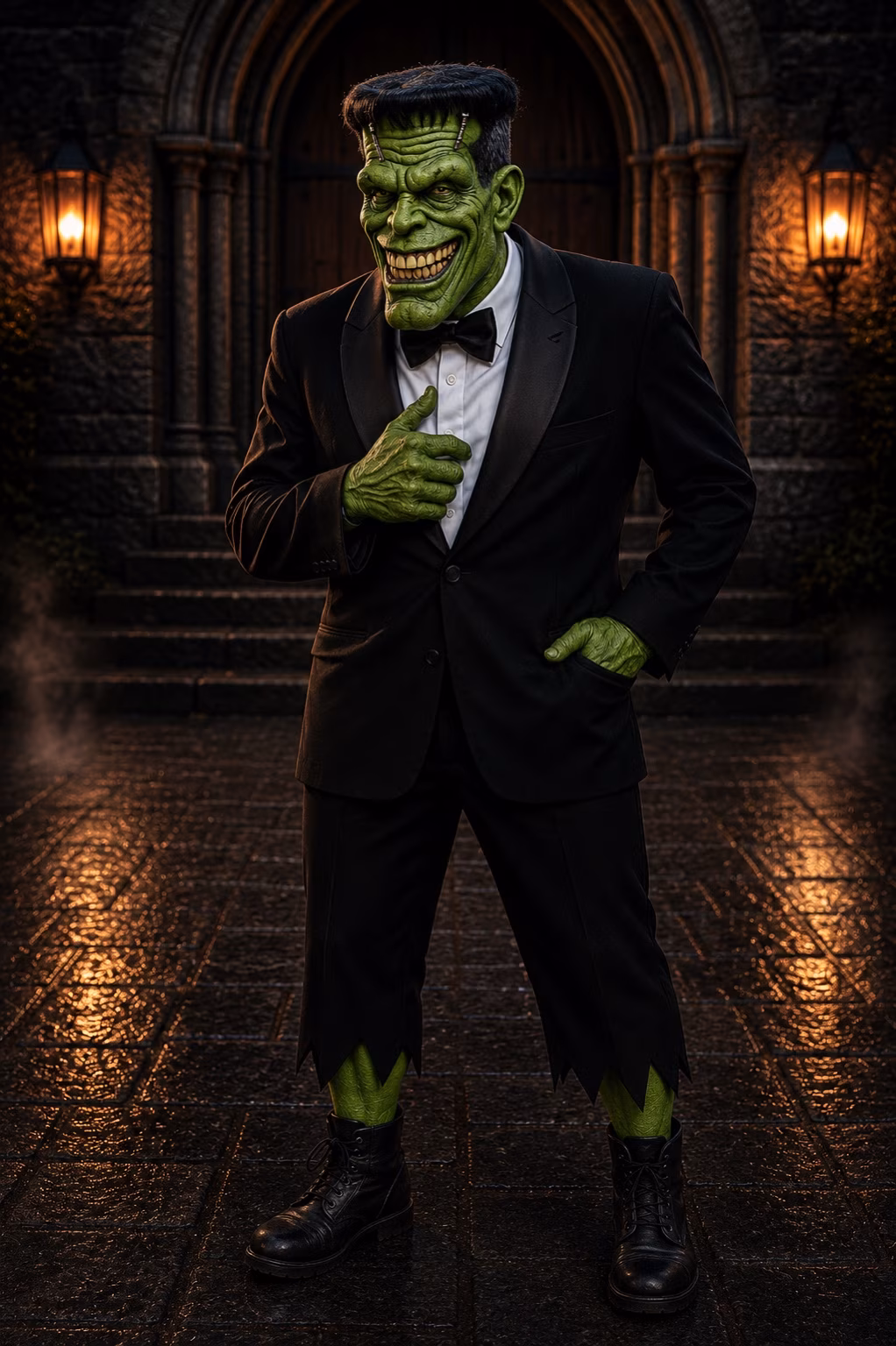 Frankenstein Halloween Walking Act buchen Berlin