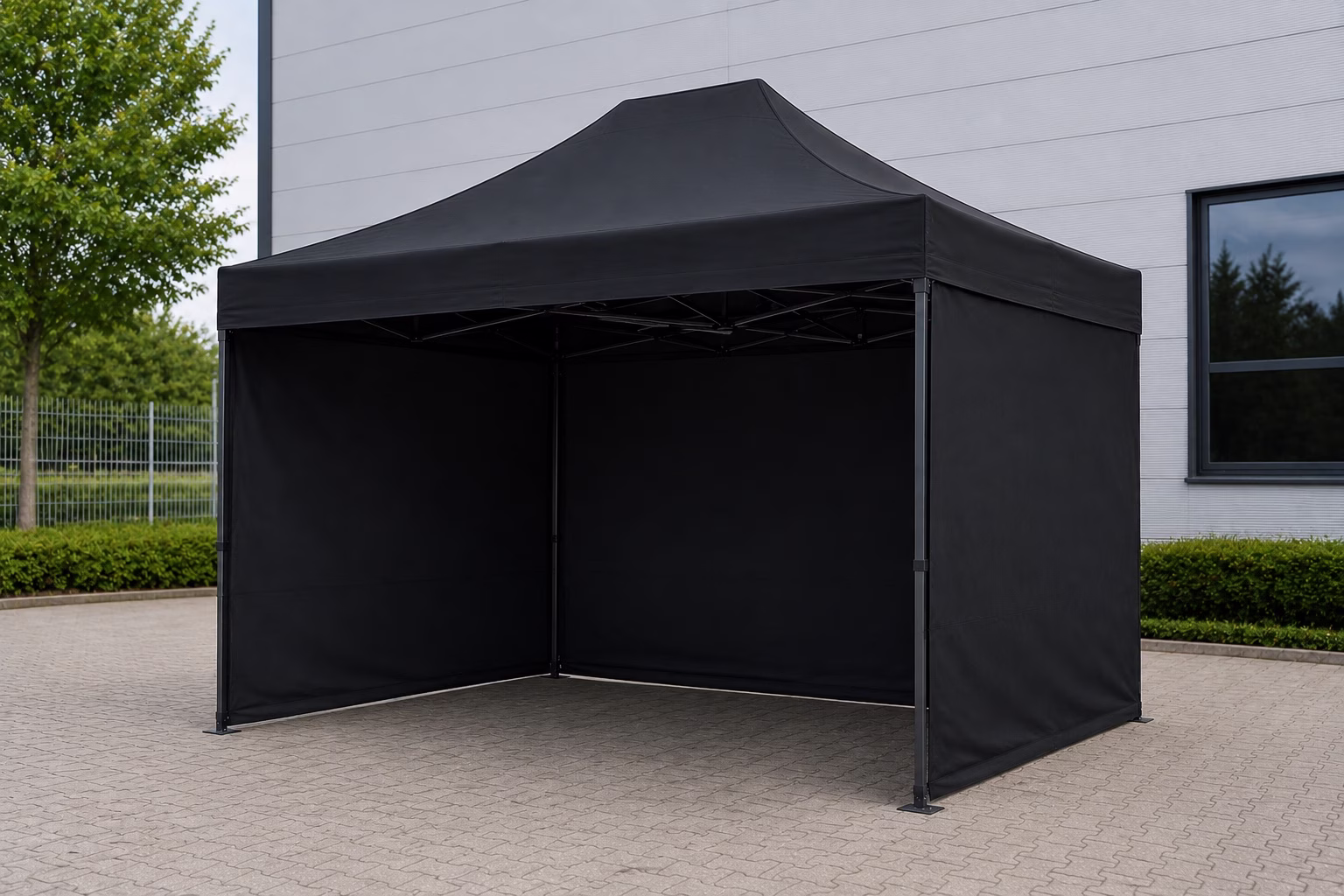 3x3 Pavillon Schwarz mieten Berlin – BerlinKids