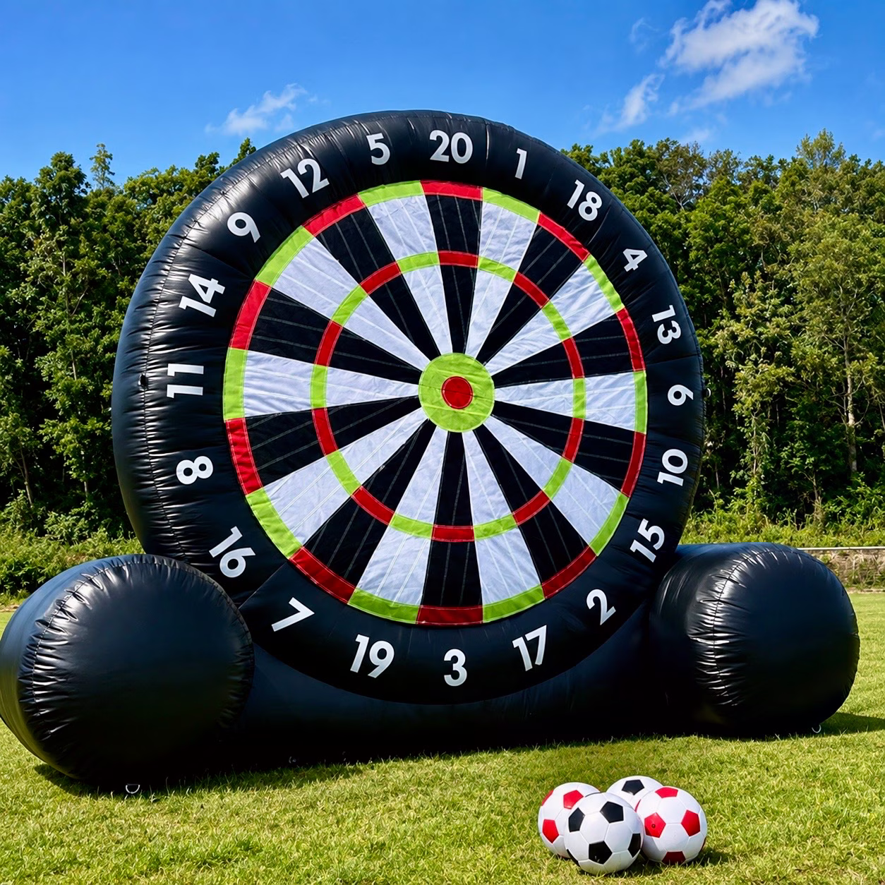 Aufblasbares Fußball-Dart für Events in Berlin