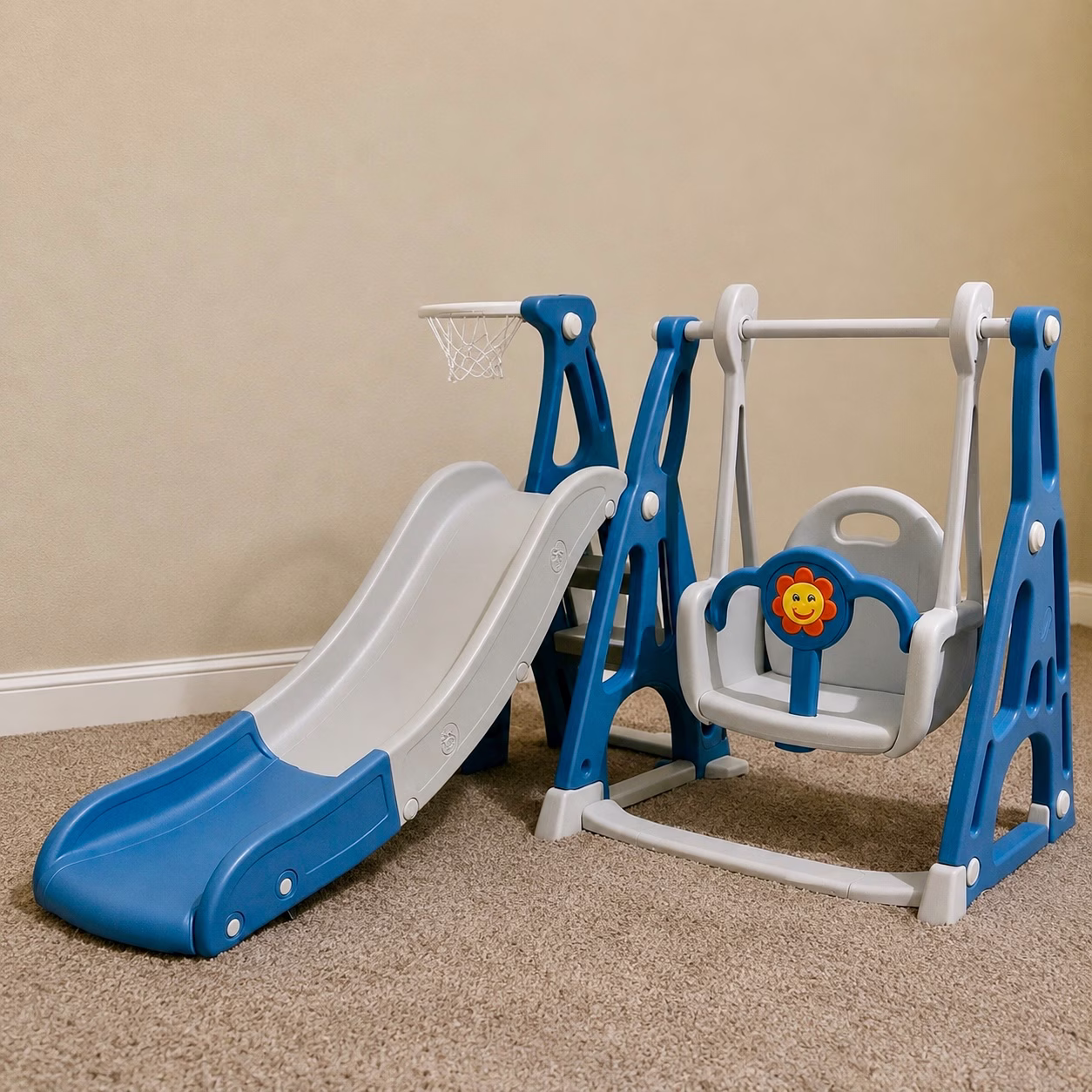 Baby Play Set mit Rutsche, Schaukel und Basketballkorb mieten Berlin