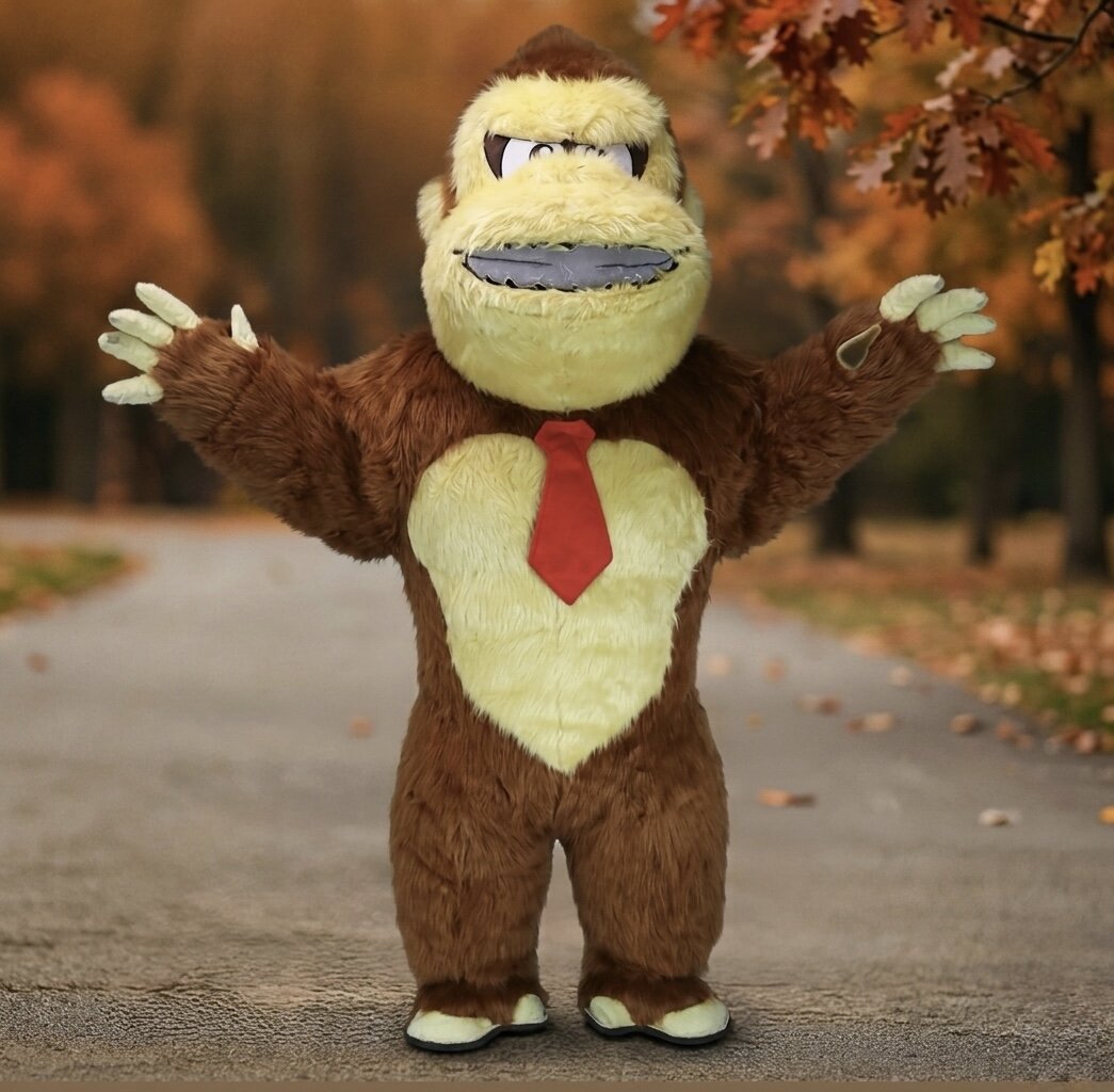 Donkey Kong als XXL Partyfigur für Kindergeburtstag und Event in Berlin buchen