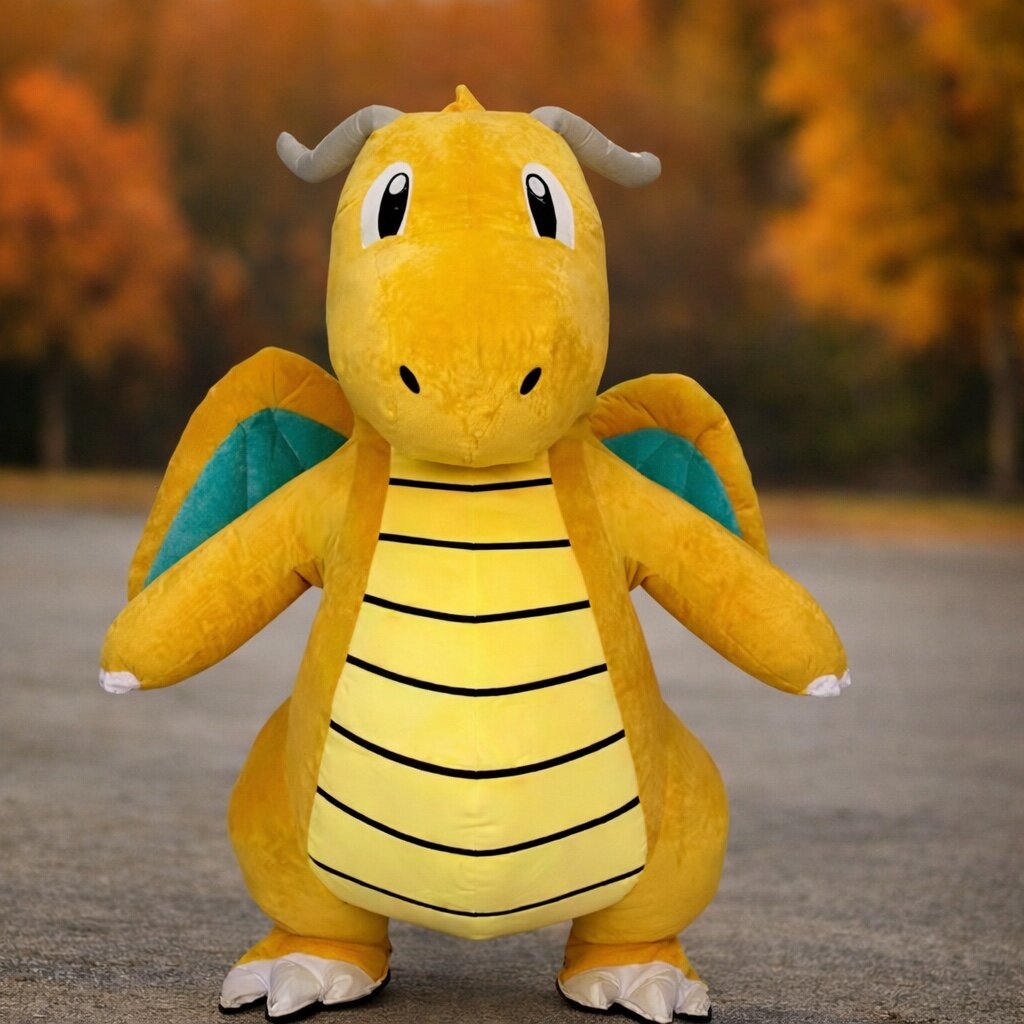 Gelber Drache als XXL Partyfigur für Kindergeburtstag und Event in Berlin buchen