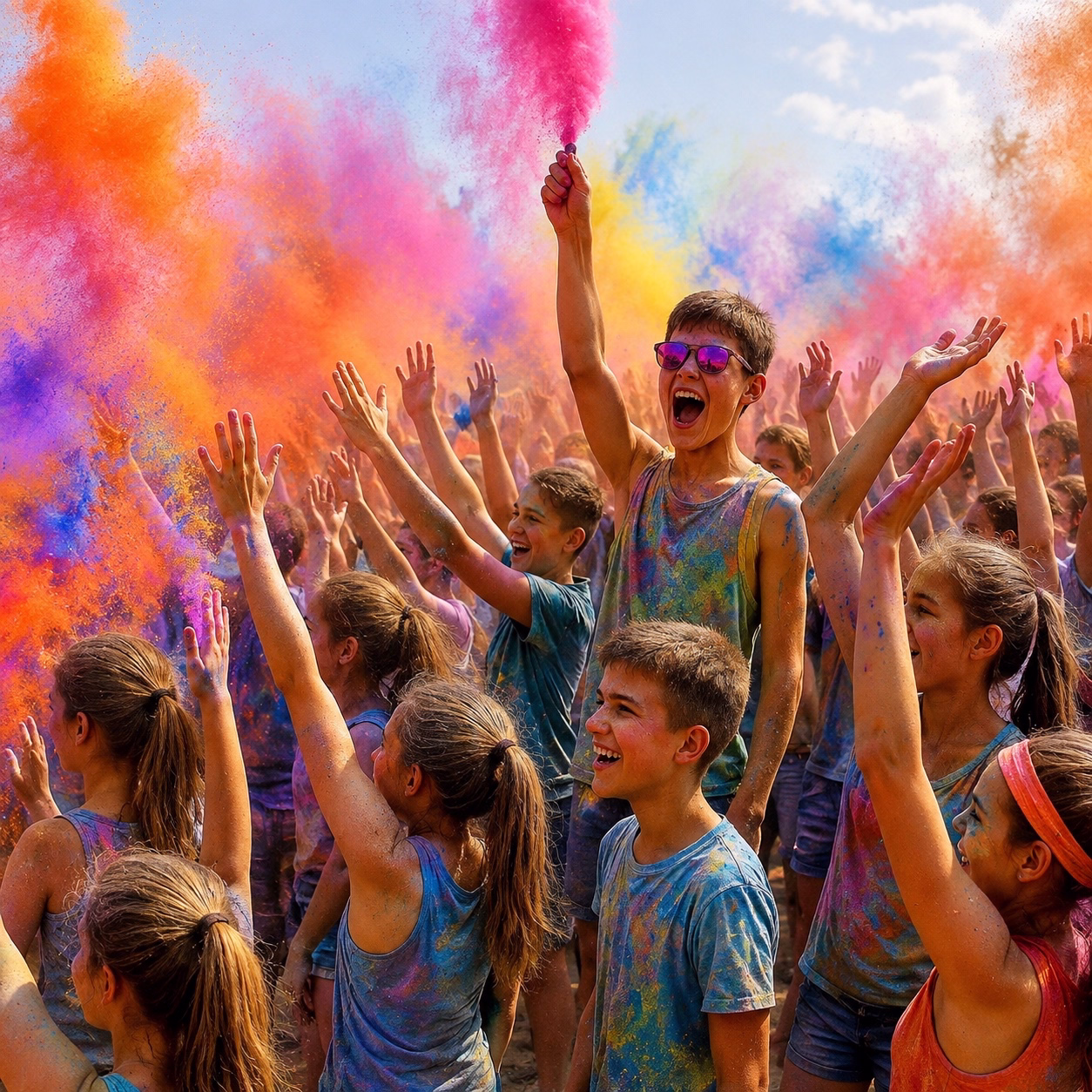 Holi-Party für Kinder buchen Berlin