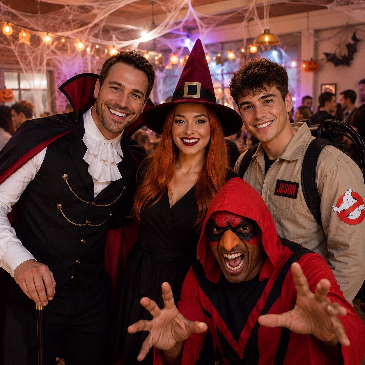 Halloween Team als Motto-Charakter für Kindergeburtstag und Event in Berlin buchen