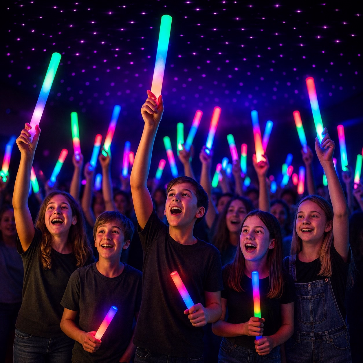 LED Leuchtstäbe als Extra Special für Kindergeburtstage und Events in Berlin buchen