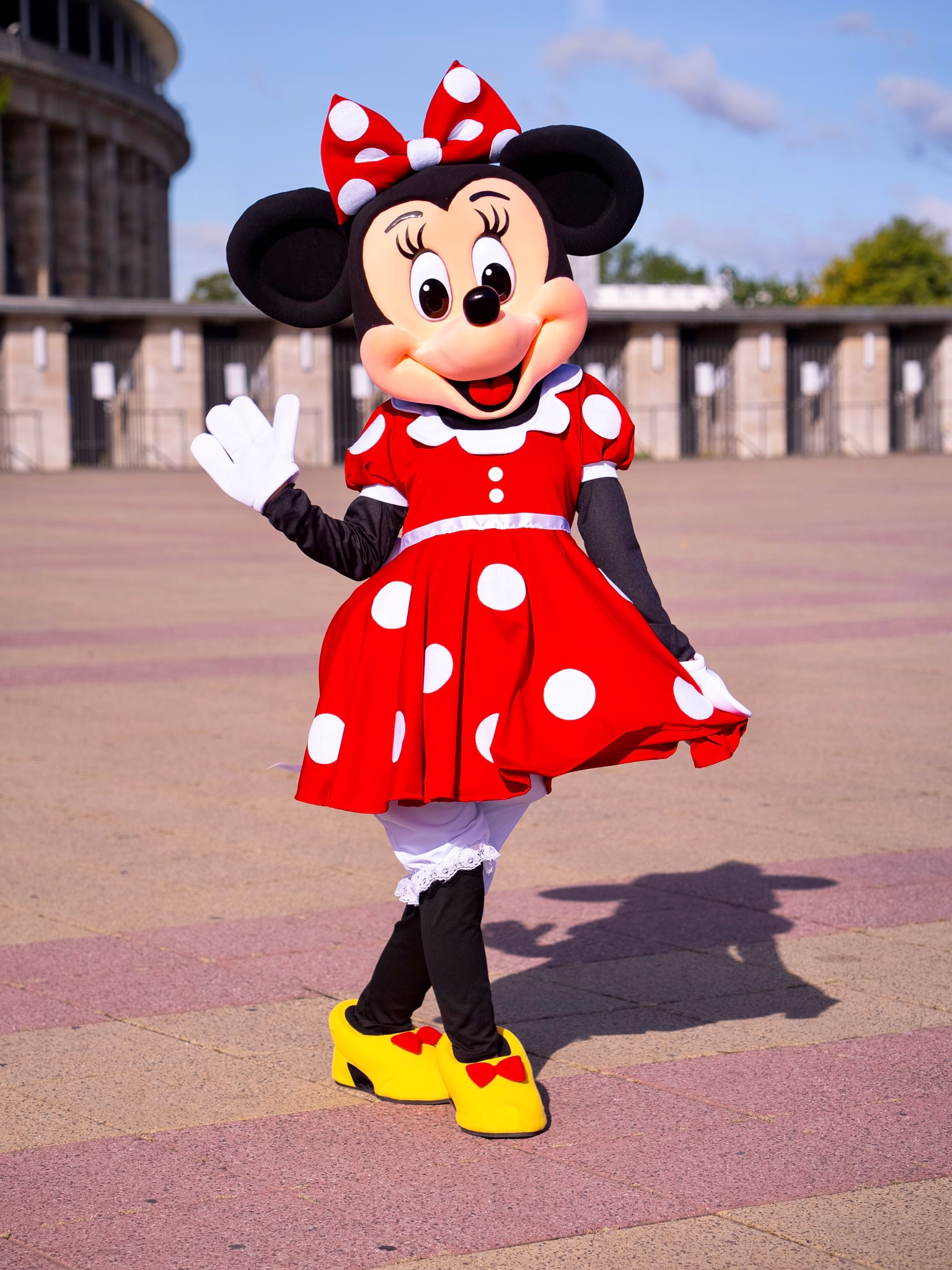 Minnie als Maskottchen für Kindergeburtstag und Event in Berlin buchen