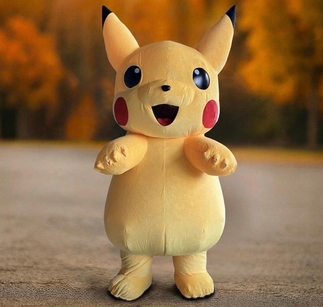 Pikachu als XXL Partyfigur für Kindergeburtstag und Event in Berlin buchen