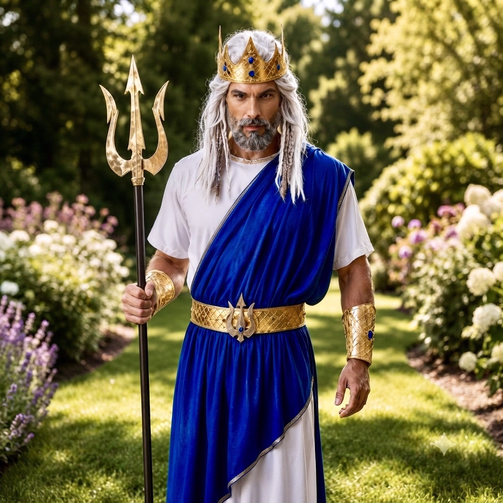 Poseidon als Motto-Charakter für Kindergeburtstag und Event in Berlin buchen