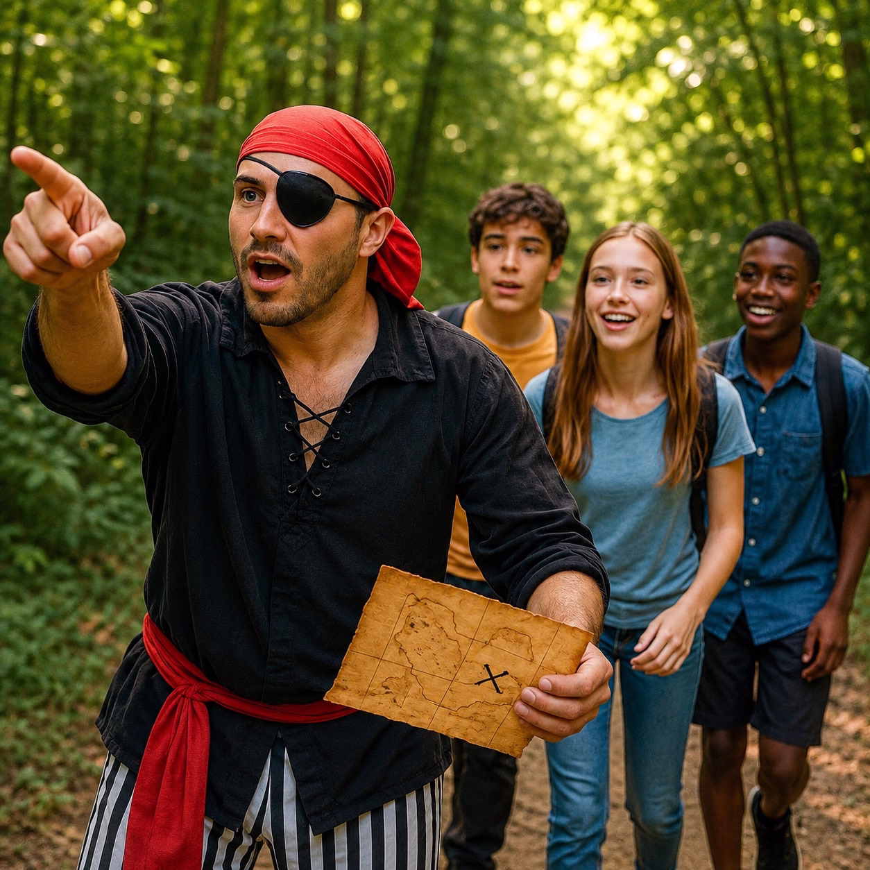 Schatzsuche für Kindergeburtstag buchen Berlin