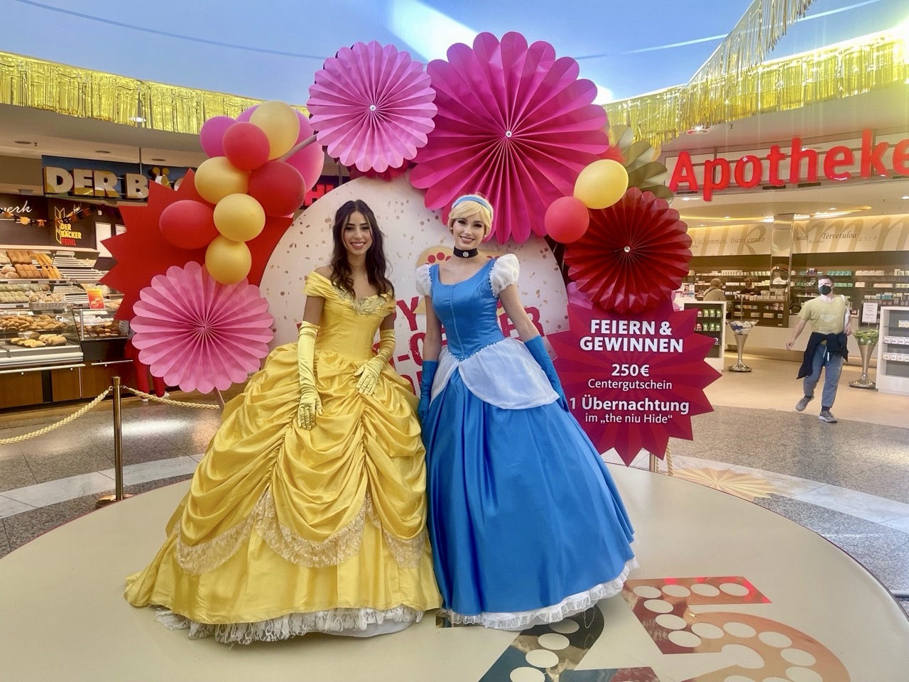 Walking Acts für Einkaufszentren und Shopping-Center-Promotion